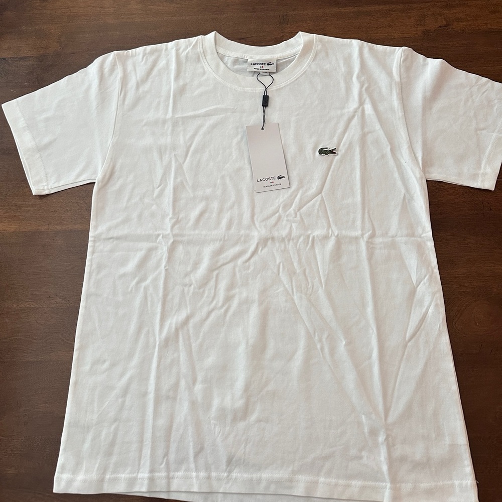 Lacoste Classic White Short Sleeve Tee